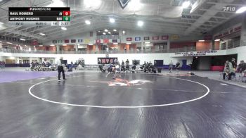 125 lbs Round 2 (10 Team) - Raul Romero, Avila vs Anthony Hughes, Marian University (IN)