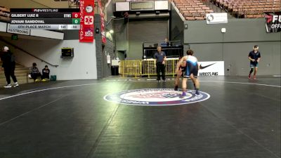 Cadet Boys Lower - 132 lbs 3rd Place Match - Jovani Sandoval vs Gilbert Luiz II, Ripon Tribe Wrestling Club