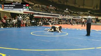 157 lbs Placement (16 Team) - Mikey Walsh, Granby vs Tristan Sigmon, Franklin County