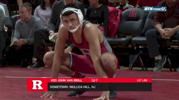 157 m, Jake Short, Minn vs John Van Brill, Rutgers