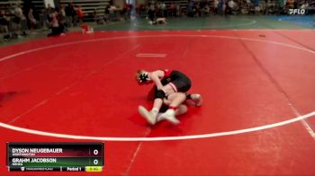 97 lbs Champ. Round 1 - Grahm Jacobson, NRHEG vs Dyson Neugebauer, Worthington