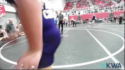 100-110 lbs Rr Rnd 3 - Elliot Grigg, Chickasha Youth Wrestling vs Beckham Leniger, Choctaw Ironman
