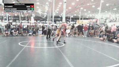 128 lbs 3rd Place - CJ Caines, Mat Assassins Black - HSC vs Ethan Hauser, Prestige Worldwide Blue - HSC