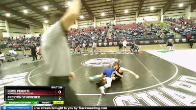 130 lbs Cons. Round 1 - Preston Schroeder, Idaho vs Rome Perotti, Wasatch Wrestling Club