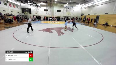 197F lbs Rr Rnd 2 - Rj Moore, Franklin&Marshall vs Gavin Claro, Long Island