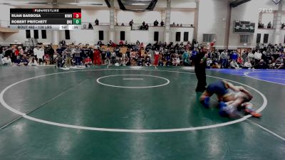 138 lbs Consi Of 8 #1 - Ruan Barbosa, Norwood vs Robert Pritchett, Quincy/North Quincy