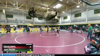 Semifinal - Nolan Cowan, MATPAC Wrestling - ND vs Adam Frazier, Sundance Wrestling Club