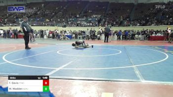 80 lbs Quarterfinal - Tejuan Davis, Team Tulsa Wrestling Club vs Max Madden, Sapulpa