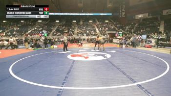 3A-285 lbs Quarterfinal - Ray Rice, Worland vs Jacob Christofalos, Powell