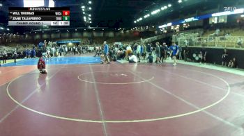 285 lbs Champ. Round 1 - Zane Taliaferro, Troup vs Will Thomas, Woodland, Cartersville