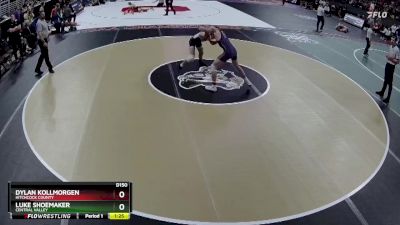 Champ. Round 1 - Luke Shoemaker, Central Valley vs Dylan Kollmorgen, Hitchcock County