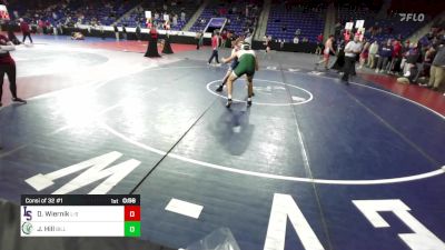 215 lbs Consi Of 32 #1 - Dorian Wiernik, Lincoln-Sudbury (HS) vs James Hill, Billerica