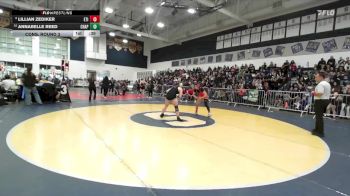 140 lbs Cons. Round 3 - Annabelle Reed, Chaparral vs Lillian Zediker, Etiwanda