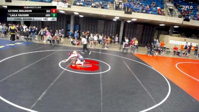 120 lbs Cons. Round 3 - Laila Vaughn, Unattached vs Lilyana Malagon, Unattached