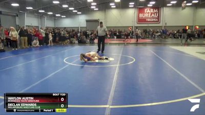 56 lbs Cons. Round 1 - Declan Edwards, Williamsburg Wrestling Club vs Waylon Austin, Riverheads Youth Wrestling