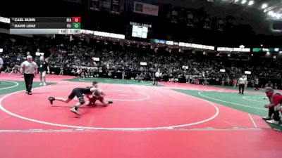 126 lbs Quarterfinal - Davis Lenz, FSJ3 vs Cael Dunn, BEA2