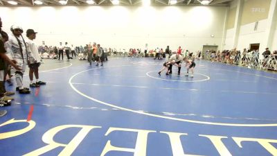 52 lbs Rr Rnd 2 - AJ McCloskey, Indiana Outlaws Green - EL vs Mason Karr, Roundtree Wrestling Academy - EL