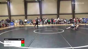 100 lbs Prelims - Nathaniel Cates, Woodland Wrestling vs Hayden McPhail, The Grind Wrestling Club