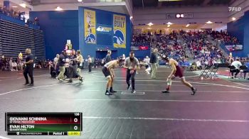 138 lbs Champ. Round 1 - Giovanni Schinina, St Peter Prepatory vs Evan Hilton, Quakertown