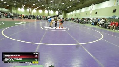 165 lbs Cons. Round 2 - Hayden Paxton, Hannibal vs Graeden Demario, Deer Creek (ED)