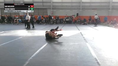 100 lbs Round 2 (6 Team) - Quinn Smith, Kardiac Kidz vs Ian Mcleod, Stealth Training