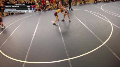 115 lbs Champ. Round 1 - Chael Johnson, Wrestling Brotherhood vs Evan Boesch, Pinnacle