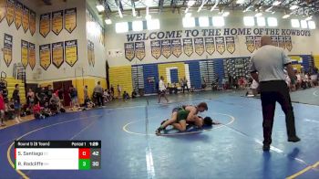 138 lbs Round 5 (8 Team) - Race Radcliffe, Black Hive vs Samuel Santiago, Cypress Creek