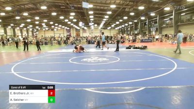 220 lbs Consi Of 8 #1 - Erick Brothers Jr., WV vs Aiden Selcher, WY