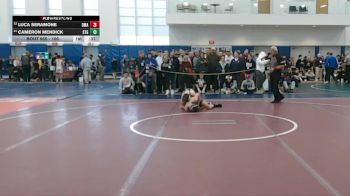 106 lbs Cons. Round 1 - Cameron Mendick, St Georges vs Luca Seramone, Delaware Military Academy