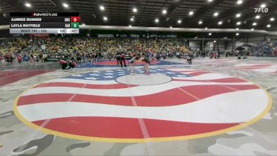 130 lbs Cons. Round 3 - Layla Rayfield, Darkhorse vs Aubree Bunner, Stanley Wrestling Club