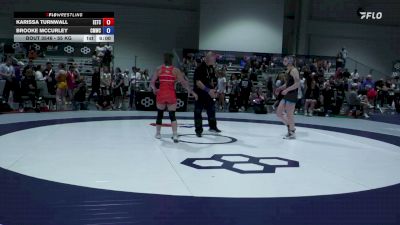 55 kg Champ. Rd Of 32 - Karissa Turnwall, ETC (Emmanuel Training Center) vs Brooke McCurley, Colorado Mesa Wrestling Club