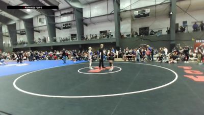 Junior Girls FS - 120 lbs Cons. Round 4 - Stella Slivar, CA vs Lexi Gideon, WA