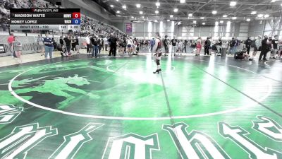 130 lbs Semis - Madison Watts, Mat Demon Wrestling Club vs Honey Lopez, Washington