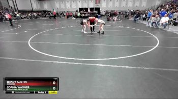 113 lbs Cons. Round 4 - Brady Austin, Muskego vs Sophia Wagner, Green Lake/Princeton