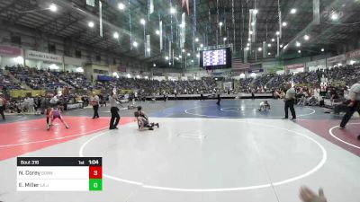 73 lbs Round Of 32 - Noah Corey, Gunnison vs Eli Miller, La Junta Wolfpack