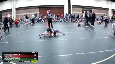 55 lbs Finals (2 Team) - Colton Herigis, Contenders WA Blue vs Chase Compton, Roundtree WA