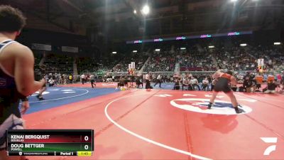 3A-285 lbs Quarterfinal - Kenai Bergquist, Douglas vs Doug Bettger, Powell