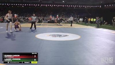 D4-175 lbs Cons. Round 3 - Landen Johnson, Lakeview HS vs Gunner Carson, Manchester HS