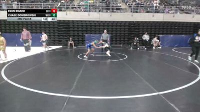 85 lbs 3rd Place - Evan Emard, Bethel vs Chase Dombrowski, Washington Township