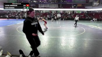 145 lbs Cons. Semi - Kate Sanada, Eagle vs Olivia Anderson, Columbia