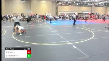 94 lbs Semifinal - Rain Scott, Springs Elite vs Divana Sandoval, Hawkeye/Speakeasy WC