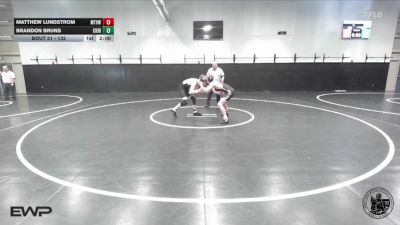 132 lbs Prelim - Matthew Lundstrom, Mt. View vs Brandon Bruns, Christopher