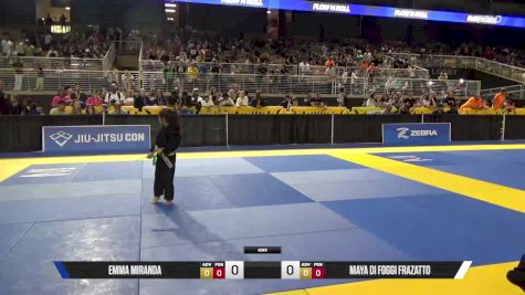 Maya Di Foggi Frazatto vs Emma Miranda 2025 Pan Kids Jiu-Jitsu IBJJF Championship