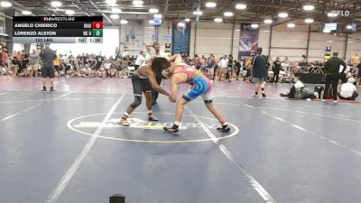 152 lbs Rr Rnd 2 - Angelo Chierico, Ragin Raisins Catawba HS vs Lorenzo Alston, NC United