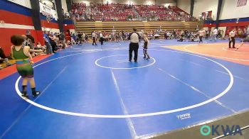 80 lbs Consi Of 8 #1 - Cooper Johnson, R.A.W. vs Declan Forrest, Vinita Kids Wrestling