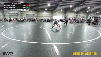 89 lbs Consi Of 16 #1 - Hudson Utesch, Siouxland Wrestling Academy vs Jaxon Mancuso, Predator Wrestling
