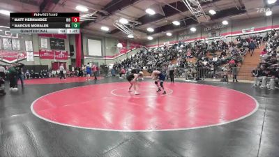 106 lbs Quarterfinal - Matt Hernandez, Rio Mesa vs Marcus Morales, Walnut