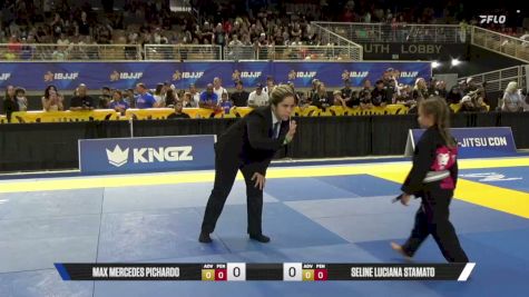 Max Mercedes Pichardo vs Seline Luciana Stamato 2026 Pan Kids Jiu-Jitsu IBJJF Championship