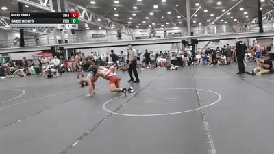 113 lbs Quarterfinals (8 Team) - Nico Emili, Team Shutt B Team vs Gabe Benyo, Steller Trained Cad Bane