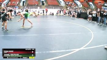 145 lbs Quarterfinal - Evan Gosz, SPAR vs Daniel Krutules, Roundtree Wrestling Academy